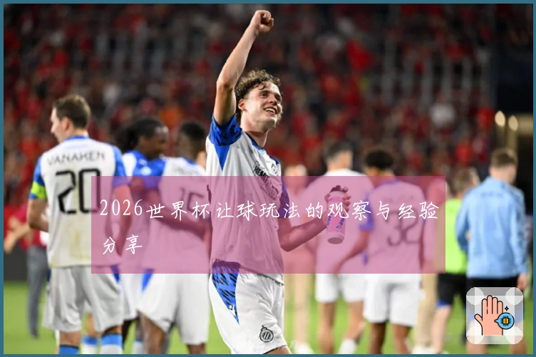 2026世界杯让球玩法的观察与经验分享